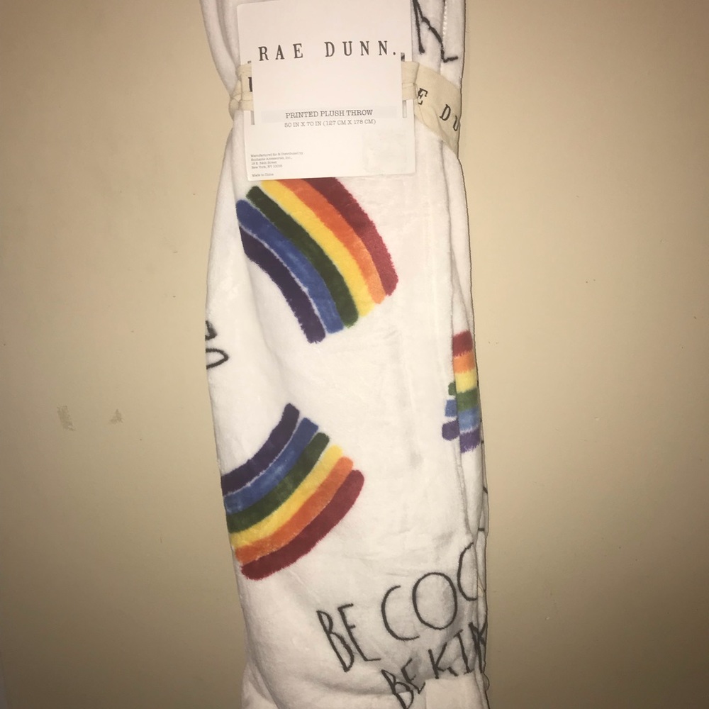 Rae Dunn Be Kind Be Cool Blanket